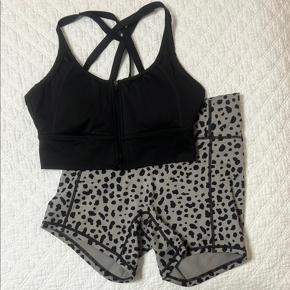 Balance Athletica/Vitality Women's Sports Bra and Shorts Set